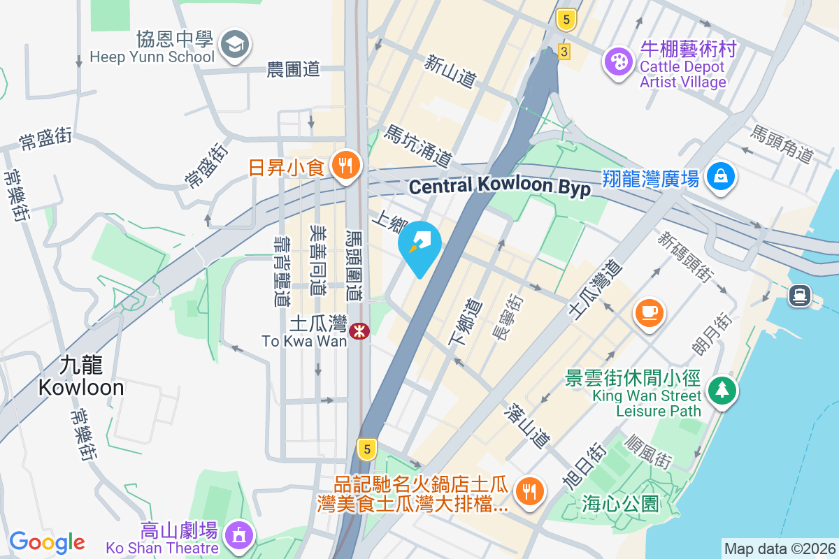 九龍城道21號 地圖位置