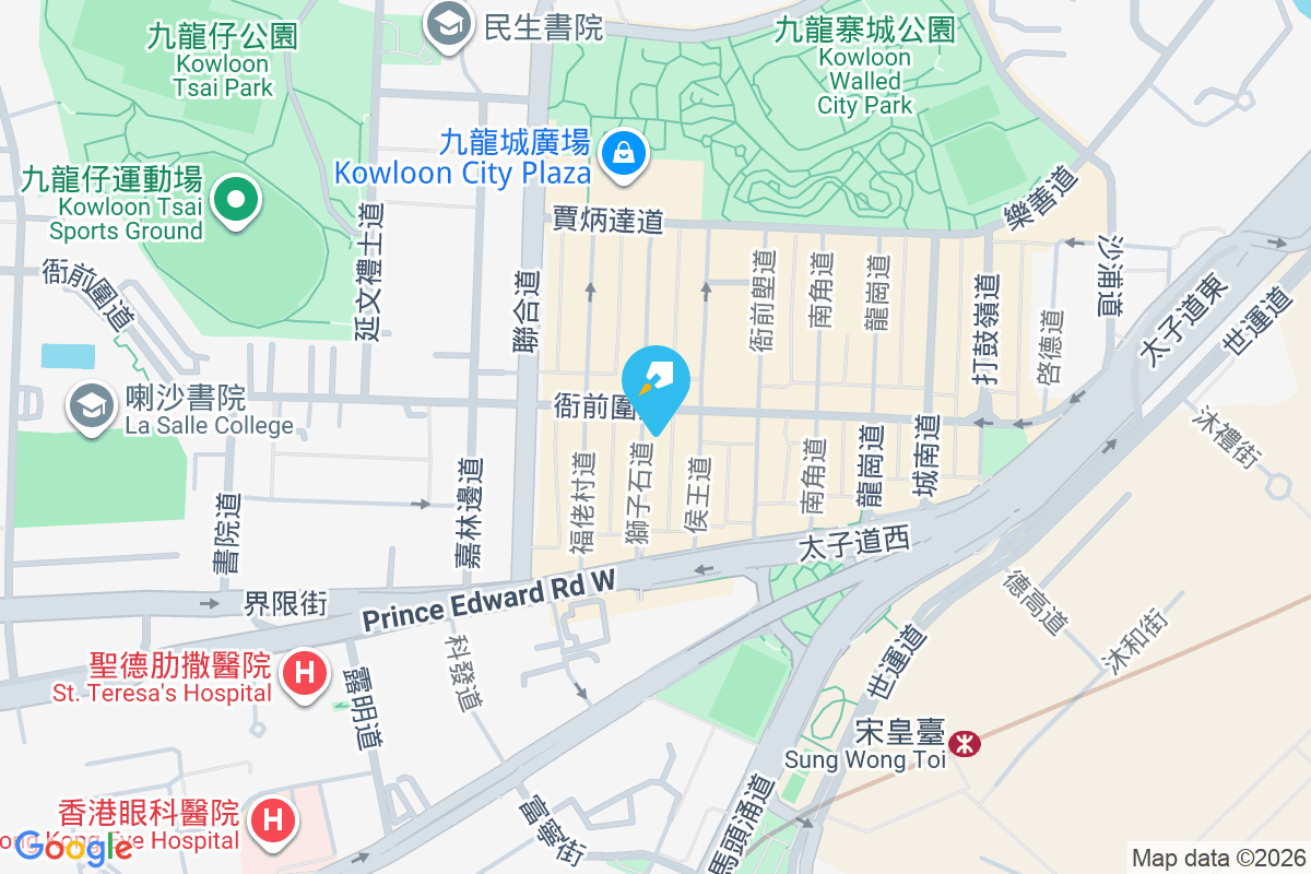 獅子石道44號 地圖位置