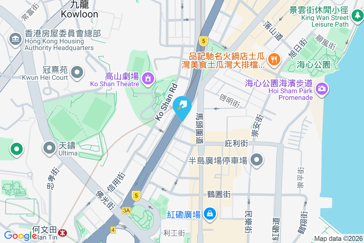 漆咸道北482號 地圖位置