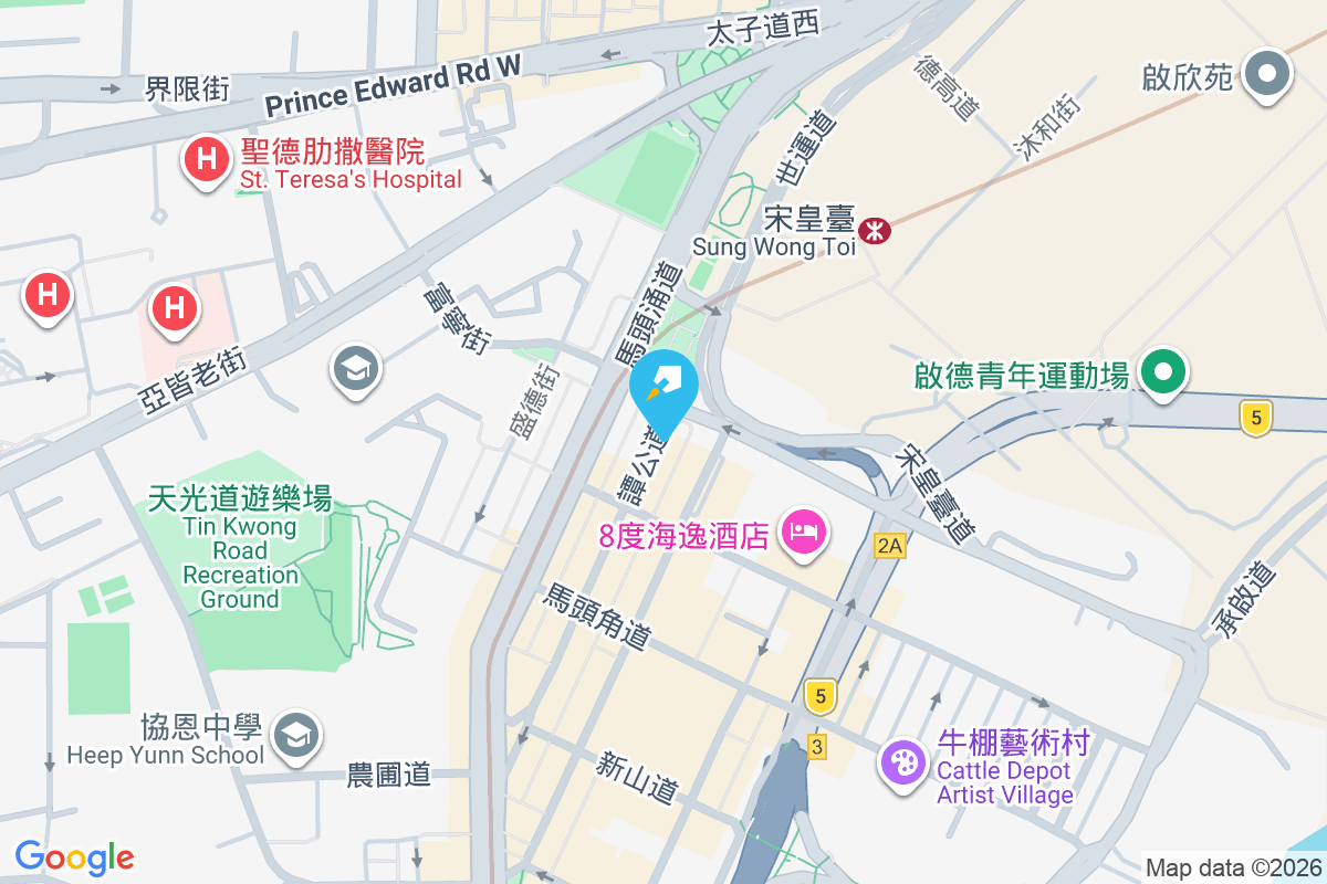 譚公道142號 地圖位置