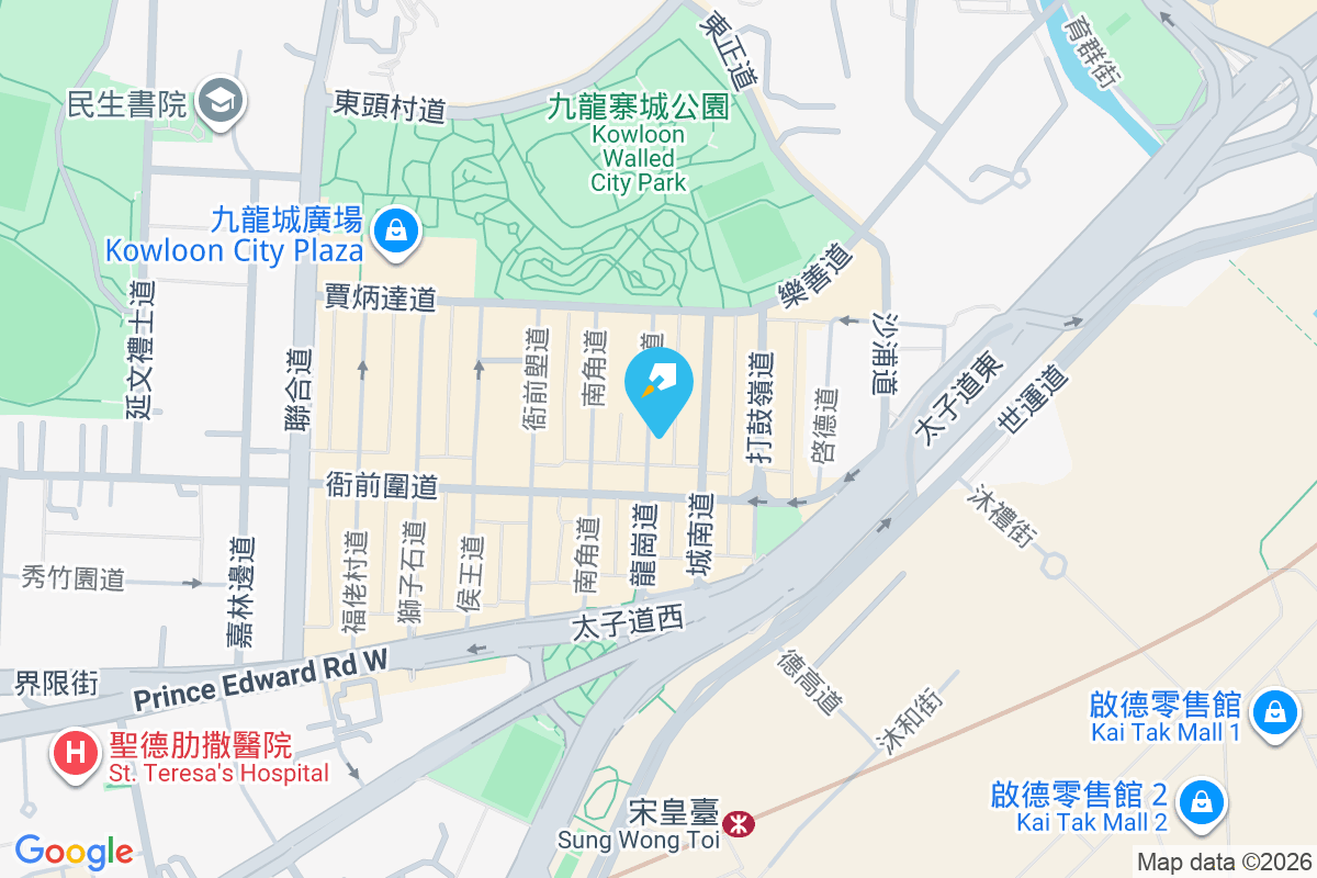 龍崗道22號 地圖位置