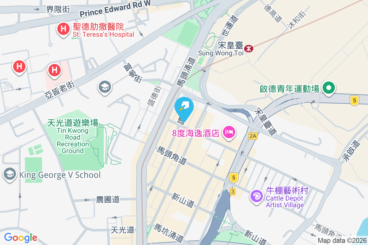 譚公道118號 地圖位置