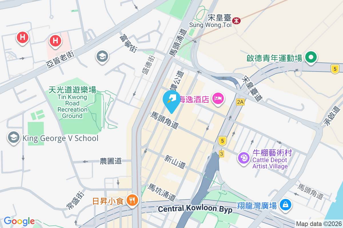 北帝街105A號 地圖位置