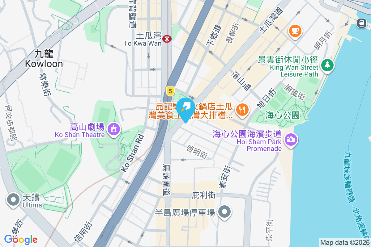 土瓜灣道23號 地圖位置