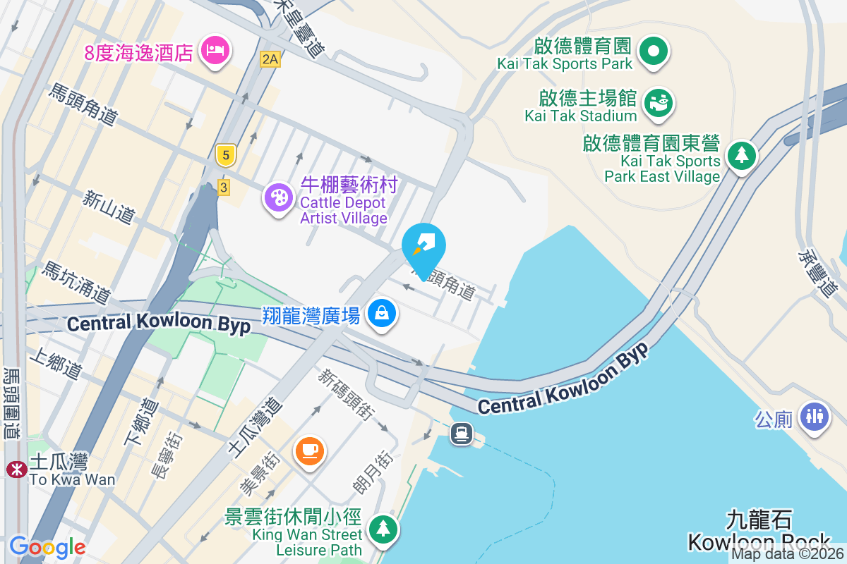 馬頭角道105號 地圖位置