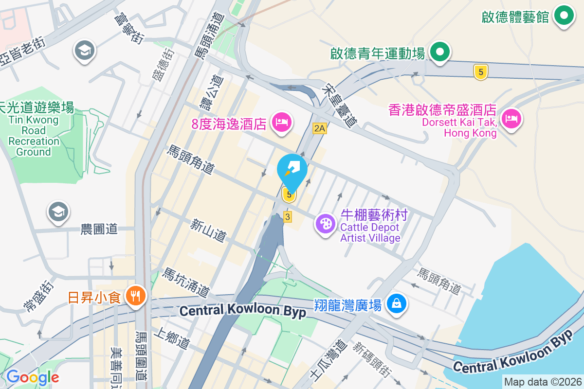 九龍城道186號 地圖位置