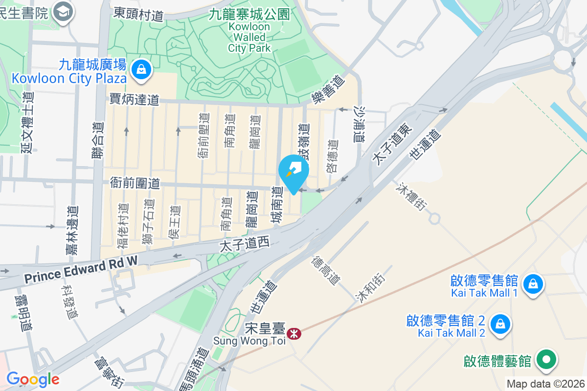 衙前圍道5-7號 地圖位置