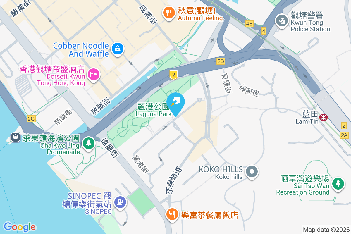 麗港城 地圖位置