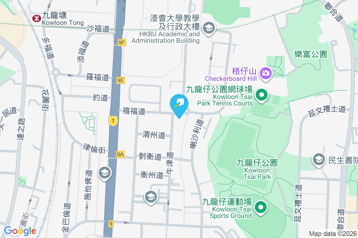 牛津道46號 地圖位置