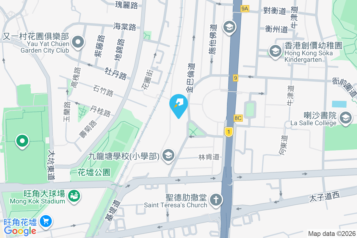 金巴倫道21號 地圖位置