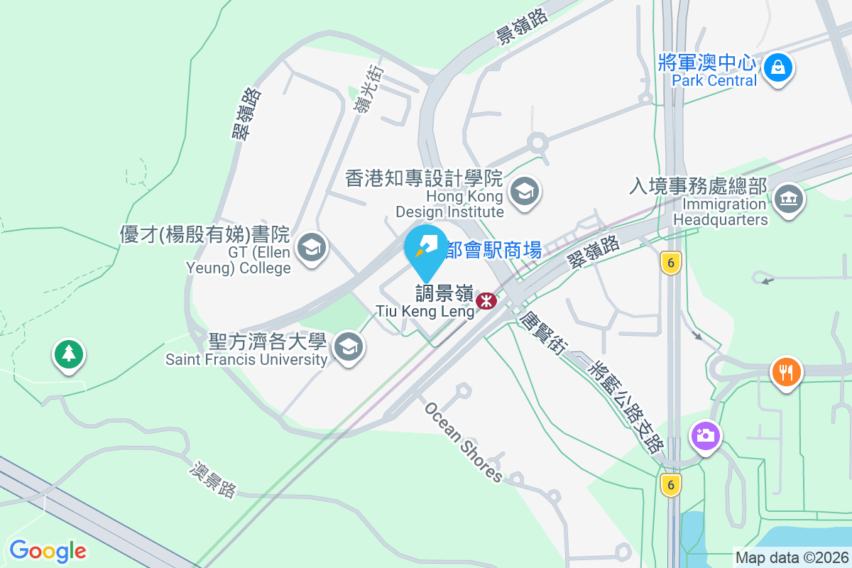 都會駅 地圖位置