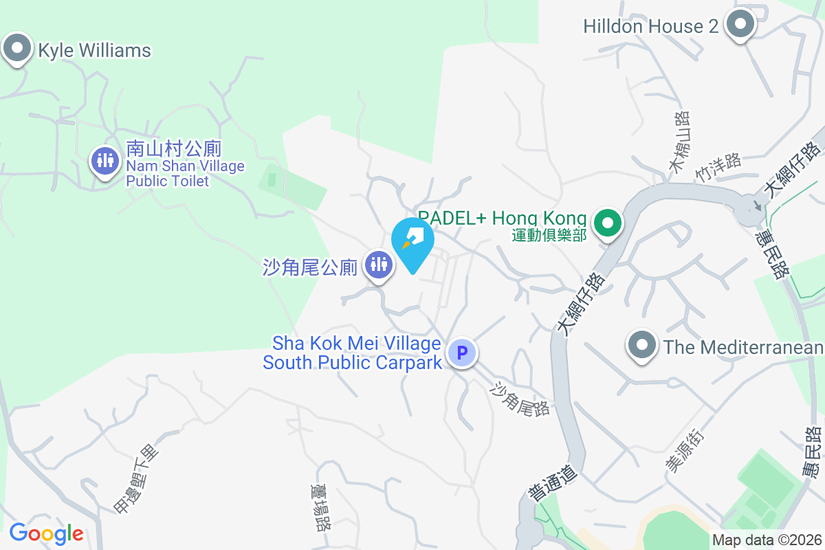沙角尾村 地圖位置